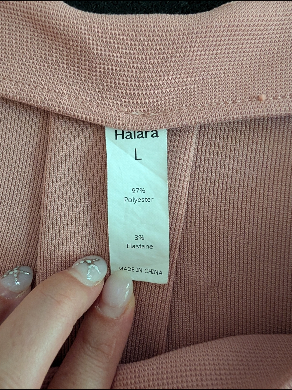 HALARA Dusty Rose Pink Sleeveless Romper Overalls Maternity Size M - Picture 5 of 8